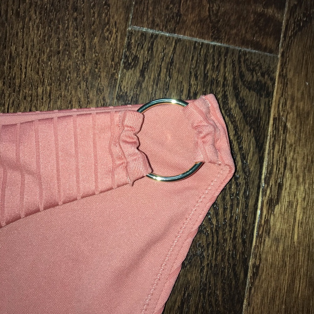 Pink bikini bottom